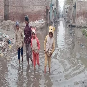 جلیبی چوک، گٹروں کا گندہ پانی شہریوں کے گھروں میں جانے لگا