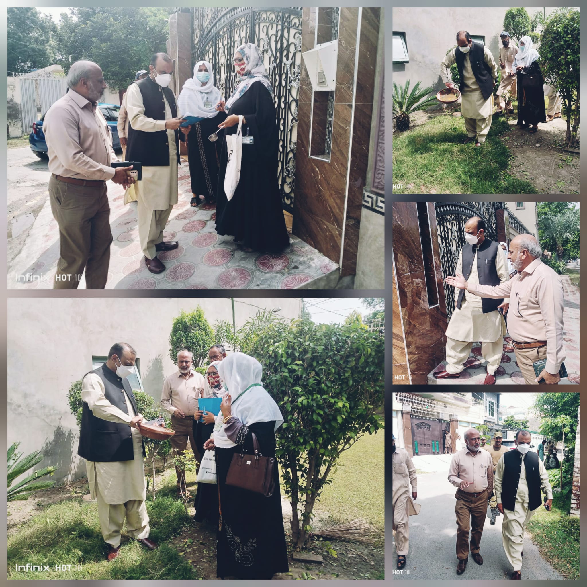 ڈپٹی کمشنر کا ڈینگی سرویلنس کا جائزہ لینے کے لیے محتلف علاقوں کا اچانک دورہ  