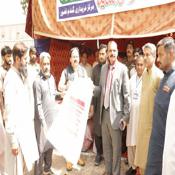 گندم خریداری مہم ، باردانہ کا اجرا  