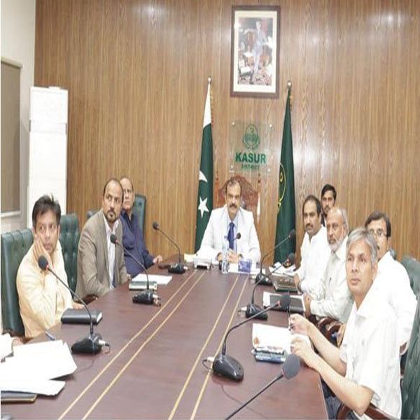 ہسپتالوں کے جراثیمی ویسٹ مینجمنٹ کمیٹی کا اجلاس  