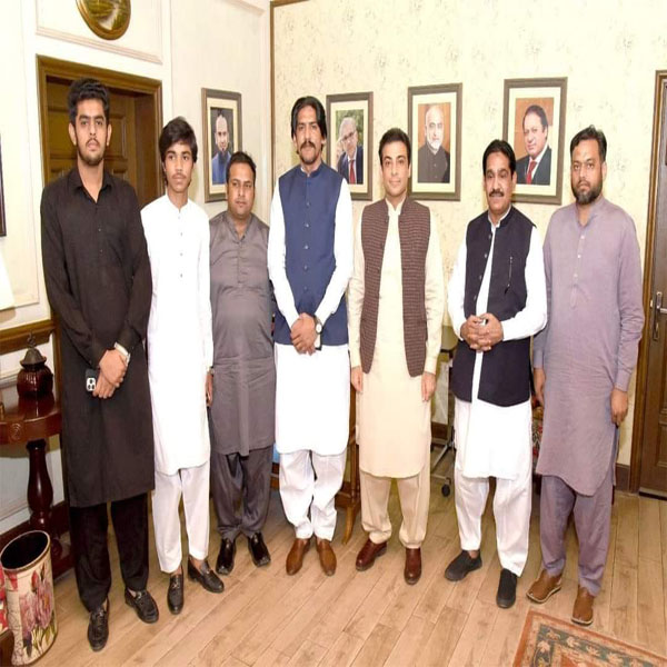 چوہدری احسن رضا خاں کی حمزہ شہباز سے ملاقات  