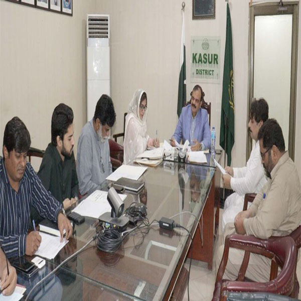 ڈسٹرکٹ کوالٹی کنٹرول بورڈ کا اجلاس  