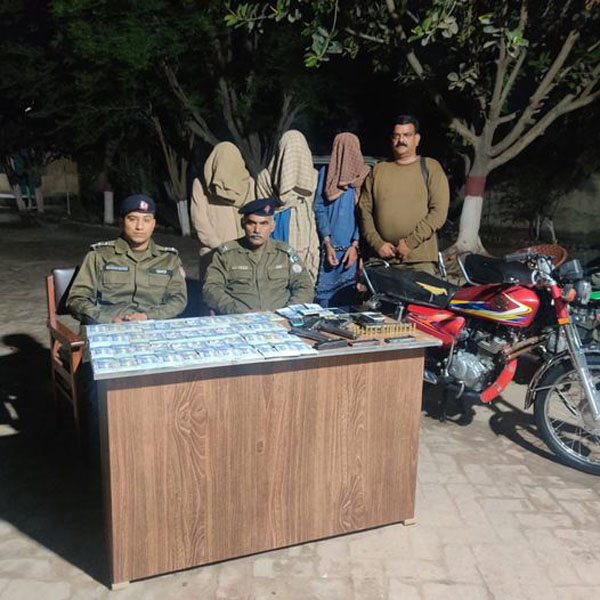 ارشد عرف گگی ڈکیت گینگ کے تین ارکان گرفتار  