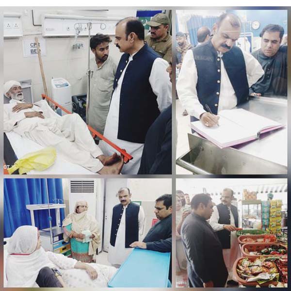 ڈپٹی کمشنر کا بابا بلھے شاہ ڈسٹرکٹ ہسپتال کا دورہ   