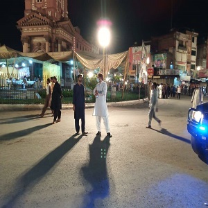  مرکزی چوک گھنٹہ گھر اور ملحقہ بازاروں میں محرم  کے جلوس کے روٹس کی مانیٹرنگ 