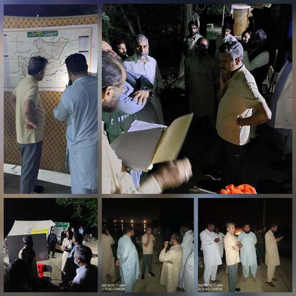 اسسٹنٹ کمشنر قصور نے تلوار پوسٹ کے مقام پر قائم ریلیف کیمپس کا دورہ  