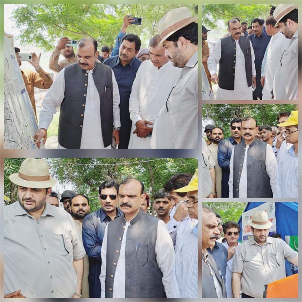 بیرسٹر سید اظفر علی ناصر کا قصور کا دورہ ، دریائے ستلج میں ممکنہ سیلاب سے نمٹنے کیلئے کئے گئے اقدامات کا جائزہ لیا  