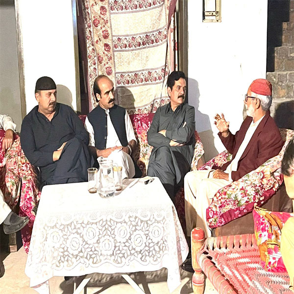 کرنل ہاشم ڈوگر کی ملک اصغر علی سے ملاقات  