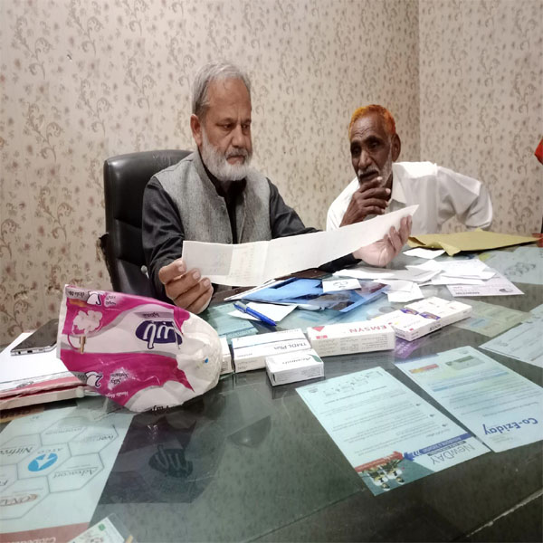 الہ آباد میں فری میڈیکل کیمپ کا انعقاد  