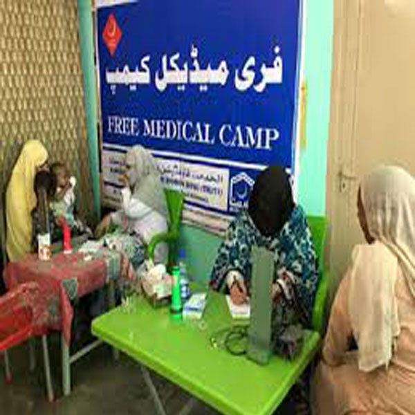 فری میڈیکل کیمپ ، پانچ سو مریضوں کا چیک اپ    
