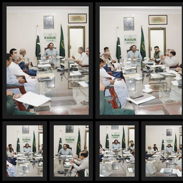 ایڈیشنل ڈپٹی کمشنر کی زیر صدارت ہیٹ ویو سے بچاؤ کے حوالے سے اجلاس  