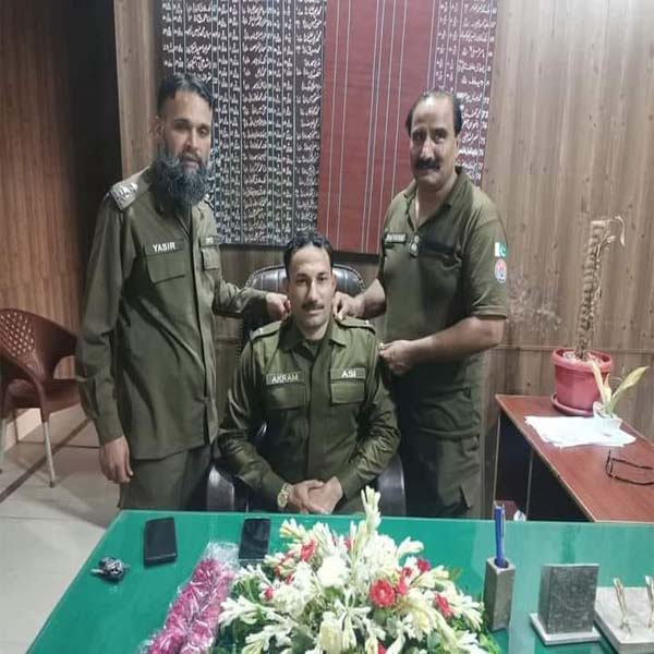 حاجی ملک اکرم نے اے ایس آئی کا عہدہ سنبھال لیا   