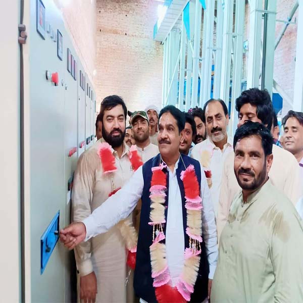 چوہدری احسن رضا خاں نے رائس ملز کا افتتاح کیا  