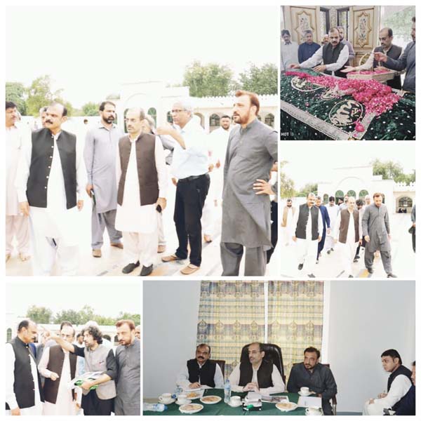 ماسٹر پلاننگ ، اعلی سطحی کمیٹی کا دربار بابا بلھے شاہ کا دورہ  