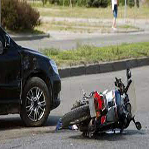 کار کی ٹکر سے  موٹر سائیکل سوار  جاں بحق  