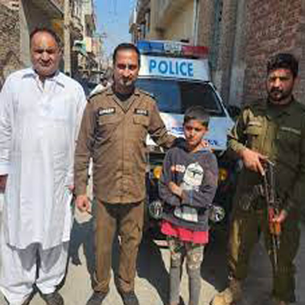 کوٹرادھاکشن  پولیس نے لاپتہ ہونے والے دس سالہ بچے کو  باحفاظت برآمد کر لیا   