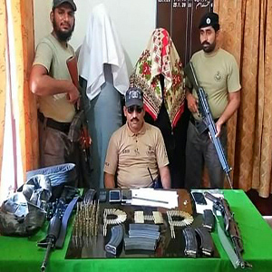 پٹرولنگ پولیس پل اصحابہ پوسٹ کی ناجائز اسلحہ کے خلاف کاروائی