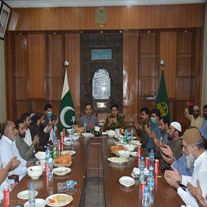 ڈپٹی کمشنر اور ڈی پی او کی زیر صدارت چہلم کی سیکیورٹی کے حوالے سے اجلاس 