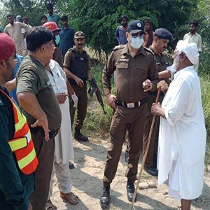 ڈی پی او قصور کا 5 افراد کے قتل کی جائے وقوعہ کا دورہ 