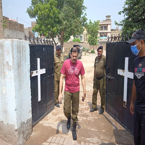 ڈی پی او کا ٹوبہ چرچ و مسیحی عبادت گاہوں کا دورہ