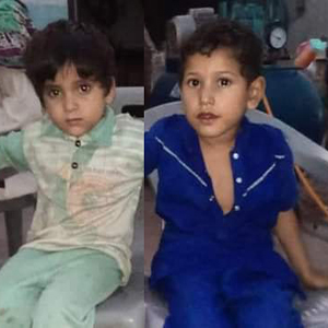 سہاری روڈ میں کمسن بچیوں کے ورثاہ کی تلاش
