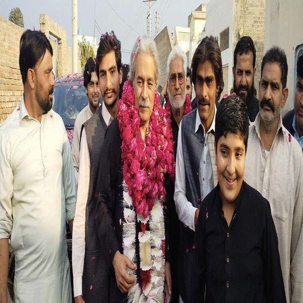 امیدوار صوبائی اسمبلی حلقہ پی پی 177 سردار ہارون کا شام کوٹ کہنہ کا  دورہ  