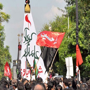 چہلم کا مرکزی جلوس نثارحویلی اندرون موچی گیٹ سے برآمد ہوا