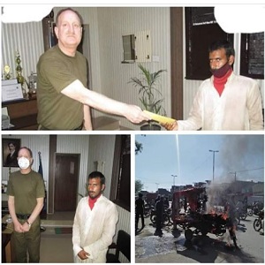 مدن پورہ کے رکشہ ڈرائیور کی مالی امداد کردی گئی 