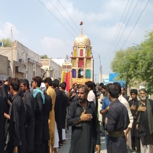 10 محرم الحرام کا مرکزی جلوس مسجد زبیدہ کے سامنے اختتام پذیر