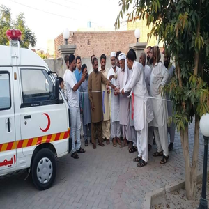 چوہدری شوکت علی کی جانب سے محلہ بلال گنج، رضا آباد اور گردونواح کے رہائشیوں کیلئے فری ایمبولینس کا افتتاح