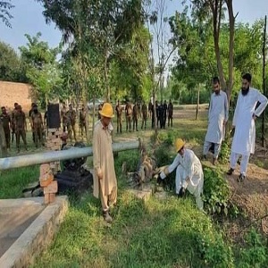  چک 534 گ ب میں قبضہ مافیا کے خلاف آپریشن، مزید 20 مربع اراضی پر قبضہ ختم 