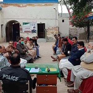 مرکزی انجمن تاجران کے وفد کی ایس ایچ او سے ملاقات