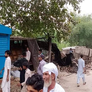  کوٹ بسم اللہ کنگن پور میں تجاوزات کے خلاف آپریشن جاری