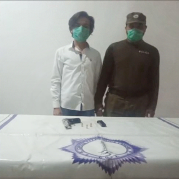 پارٹی کے دوران ہوائی فائرنگ، 1 شخص گرفتار