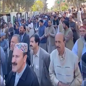 بلوچستان سول سیکرٹریٹ آفیسرز ایسوسی ایشن کا دھرنا 