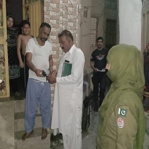 چنیوٹ شہر کے مختلف علاقوں میں پولیس کا سرچ آپریشن 