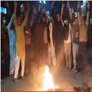 راوٗ کاشف روڈ پر ڈاکو راج ، تاجروں کا احتجاج 