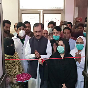 تحصیل ہیڈ کوارٹر ہسپتال میں نوزائیدہ بچوں کیلئے علیحدہ نرسری کا افتتاح ہوگیا