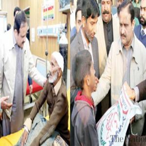 وزیراعلیٰ عثمان بزدار چھٹی کے روز سمندری پہنچ گئے