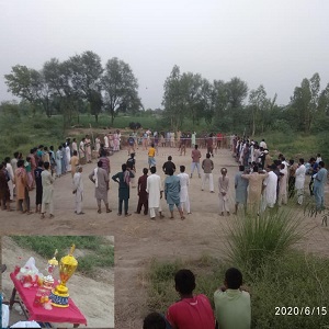 چک نمبر 373 گ ب کرمسار تحصیل سمندری میں رانا احسان میموریل والی بال ٹورنامنٹ کا انعقاد