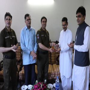 آر پی او فیصل آباد رفعت مختار راجہ کی ڈی پی او وقار شعیب قریشی کے اعزاز میں الوداعی تقریب