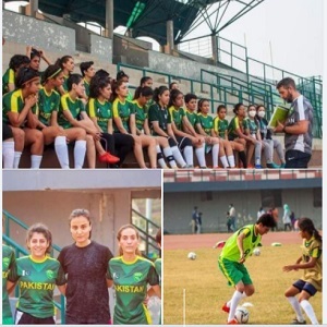 پاکستان خواتین فٹبال ٹیم  کا تربیتی کیمپ شروع، 11 کھلاڑی گلگت بلتستان کی بھی شامل ہیں 